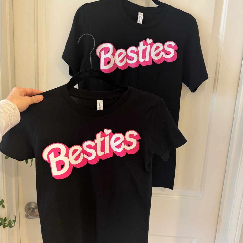 Besties T-shirt’s Best Friends Barbie Women’s Small Girls Medium Kids 10